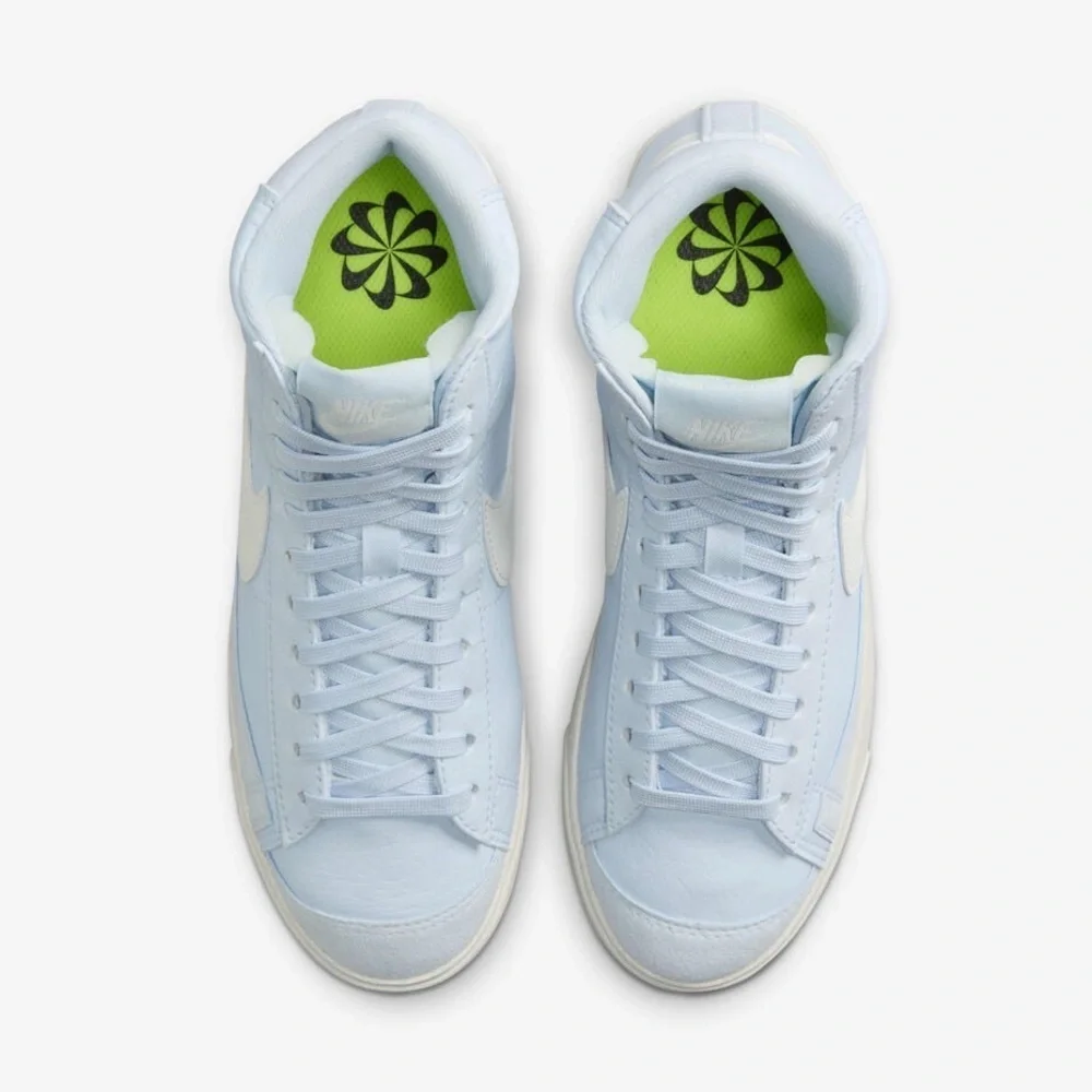 Women's Nike Blazer Mid '77 Next Nature Blue Tint/Summit White great condition - Picture 4 of 12